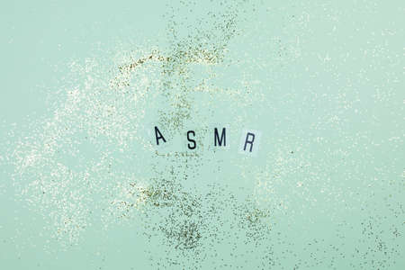 Top view concept of ASMRの写真素材