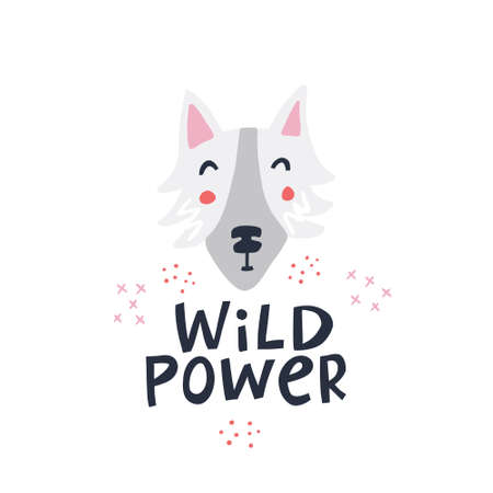 Wild power freehand decorative colorのイラスト素材