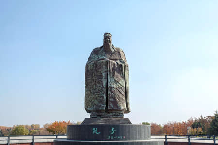 Confucius sculptureのeditorial素材
