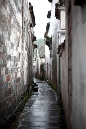 street of Yixian Xidi, Anhui, Chinaのeditorial素材