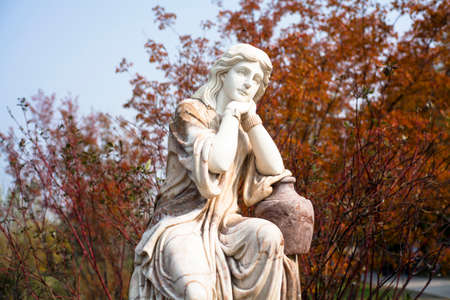 Sculpture at gardenのeditorial素材