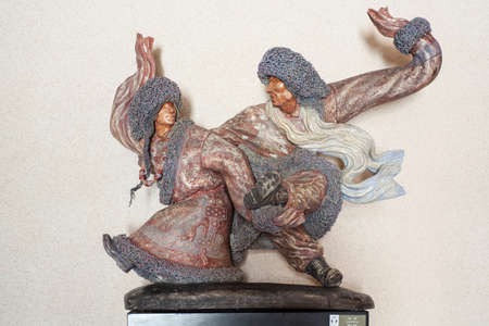 Celebration dance statues のeditorial素材