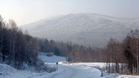 Hometown of snow in Chinaのeditorial素材