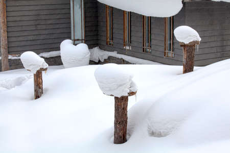 china's snow townのeditorial素材