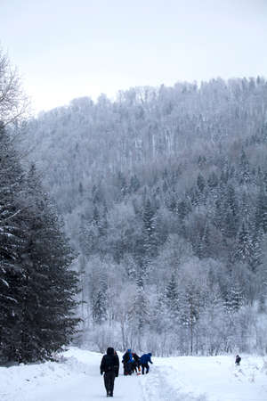 china's snow hometownのeditorial素材
