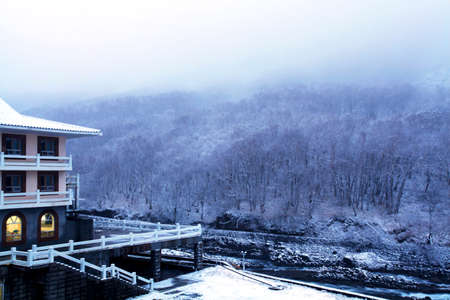 In Changbai mountainのeditorial素材