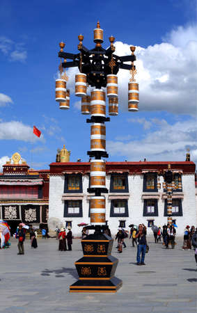 Lhasa street viewのeditorial素材