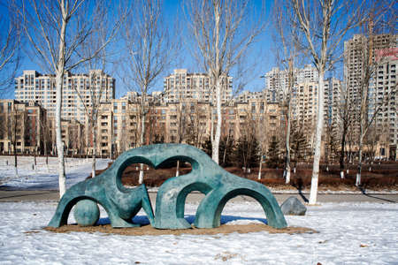 Car-themed sculptures