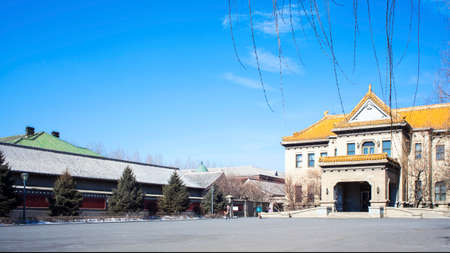 Changchun puppet Palace tongde Hallのeditorial素材