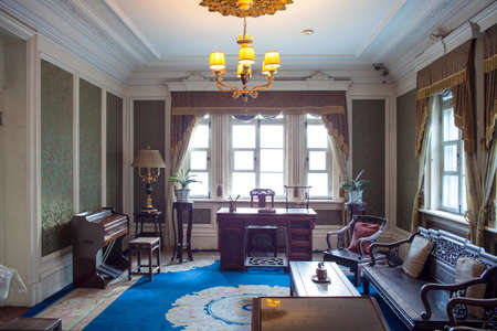 Changchun puppet Palace Tan yuling studyのeditorial素材