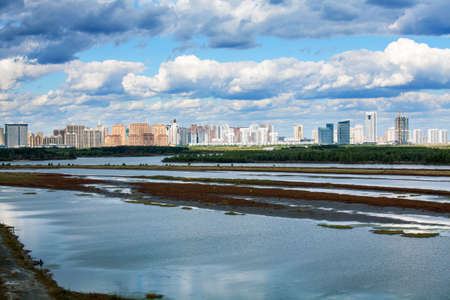 Songhua River North Bank buildingの写真素材