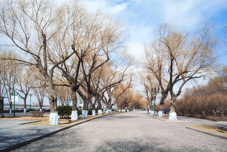 North Spring Street sceneryのeditorial素材