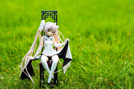 animation's character of Angel Beatsの写真素材