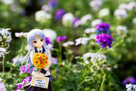 animation's character of Angel Beatsの写真素材