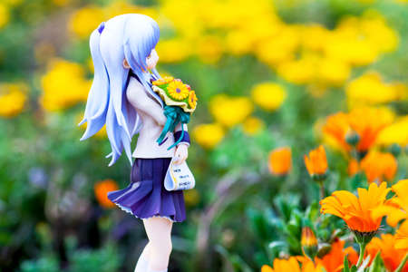 animation's character of Angel Beatsの写真素材