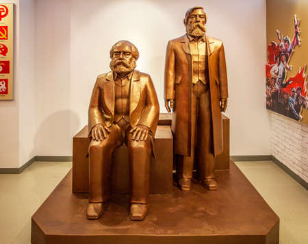 Statue of Karl Marxのeditorial素材