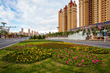 Urban construction road