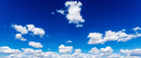 blue sky and white clouds