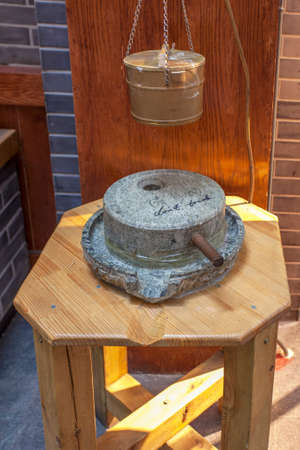 ancient Stone decoration at harbin guandong ancient lane