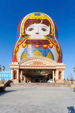 Matryoshka doll buildingのeditorial素材