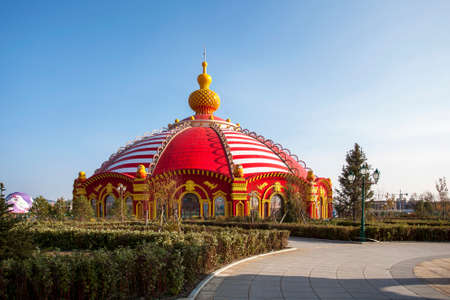 Circus in Manzhouli Matryoshka Squareのeditorial素材