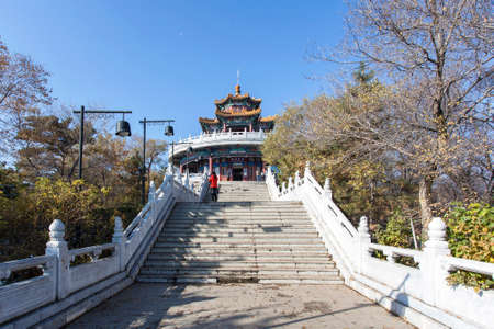 clock tower at jilin cityのeditorial素材