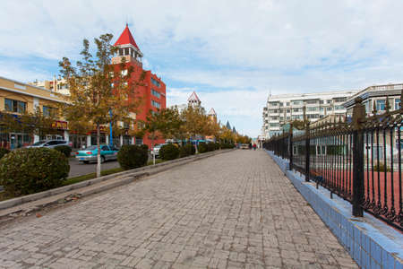 Manzhouli Street viewのeditorial素材