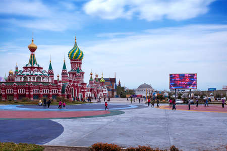 Russian Doll square buildingのeditorial素材
