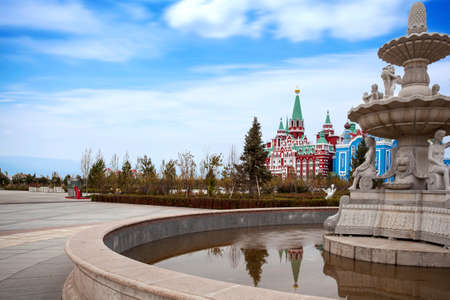 Russian architectural fountainのeditorial素材