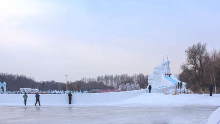 Snow Sculpture Exhibitionのeditorial素材