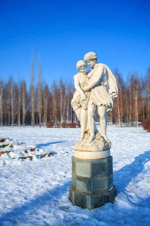 The statues at volgamanorのeditorial素材