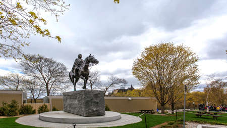 Ottawa sculpture of Elizabethのeditorial素材