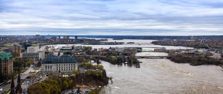Ottawa City Panoramaのeditorial素材