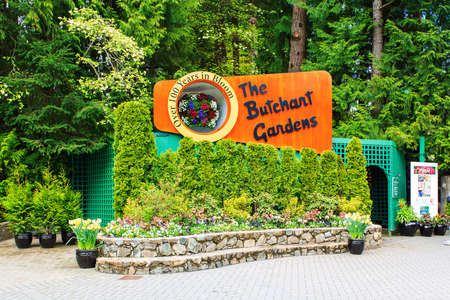 Bouchard garden plaque bedのeditorial素材