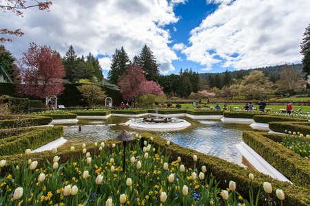 Butchart Gardensのeditorial素材