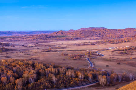 Bashang grassland nature landscape viewの写真素材