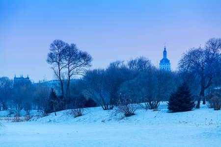 winter scenery at Volga Manorのeditorial素材