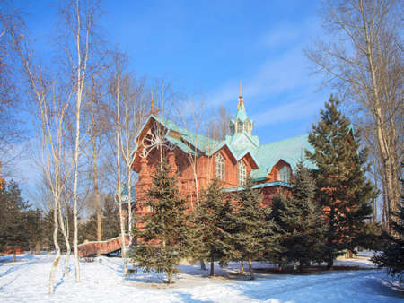 winter scenery at Volga Manorのeditorial素材