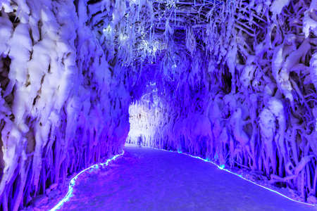 Ice Gallery at Harbin International Ice and Snow Sculpture Festivalのeditorial素材