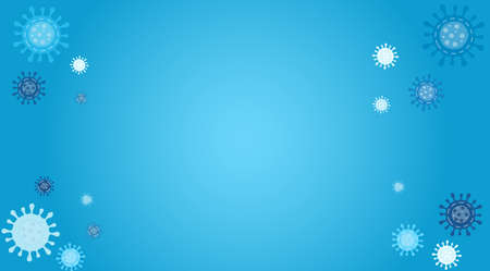 Coronavirus Pandemic, dangerous flu Covid-19 virus Illustrationの写真素材