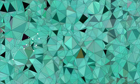 green low poly background with dark purple and light purple and geometric pattern.