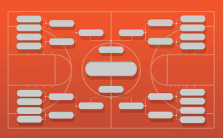 Basketball banner. Basketball tournament. Basketball match or basketball tournament. Cup of championship. Vector stock.のイラスト素材