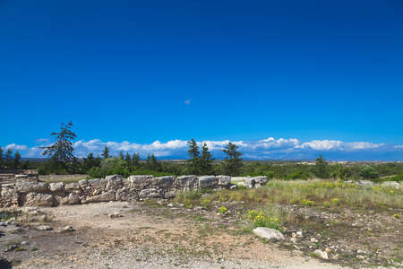 Historic ruins in Cyprus, sanctuary of Apolloの写真素材