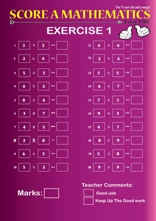 Score A Mathematicsの写真素材