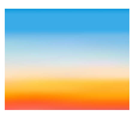Abstract colorful Sunrise or Sunset. Gradient Blur Texture. Vector illustration.のイラスト素材