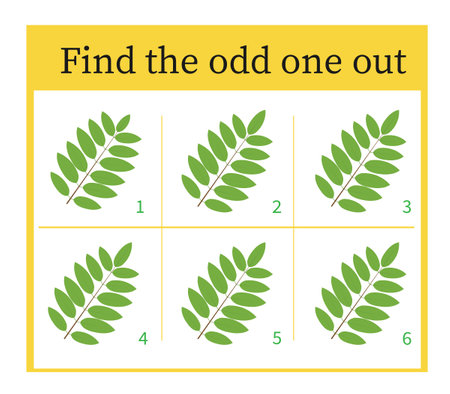 Game for kids. Task for development of attention and logic. children activity page. vector illustration.のイラスト素材