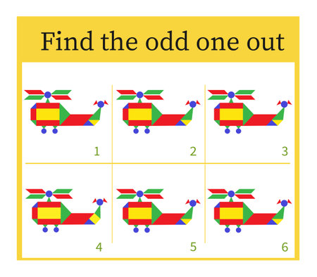 Game for kids. Task for development of attention and logic. children activity page. vector illustration.のイラスト素材