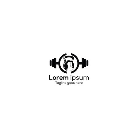 gym logo designのイラスト素材