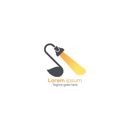 lamp icon designのイラスト素材