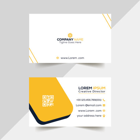 Modern Creative and Clean Business Card Template. Vector Illustration EPS10のイラスト素材